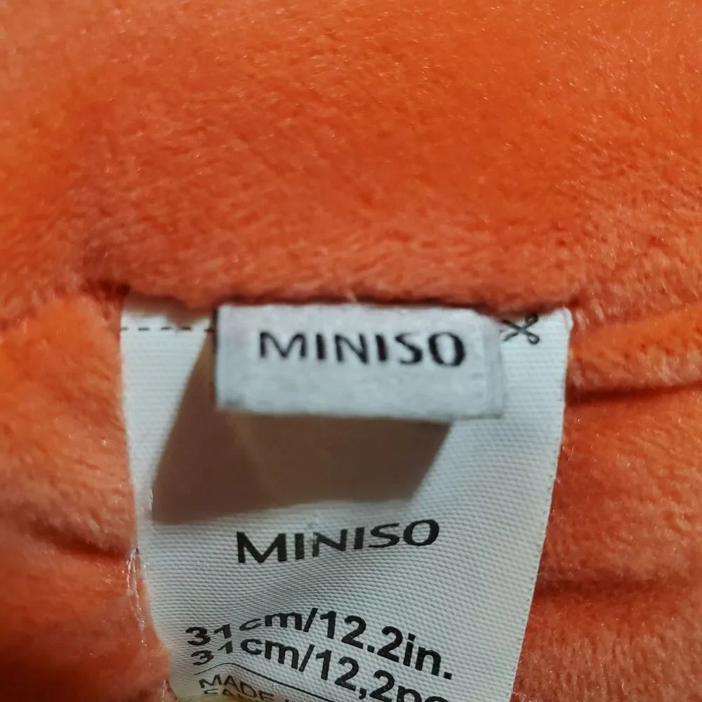 Miniso Life Soft Plush Fox Plush Orange White 12
